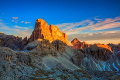 Croda dei Toni evening