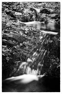 Water cascade on the creek Photoevent Karov slade 6