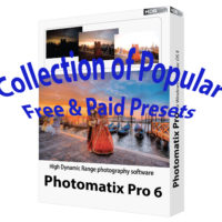 Collection of popular Photomatix presets